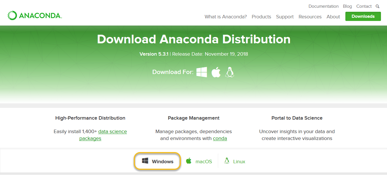 anaconda for mac download