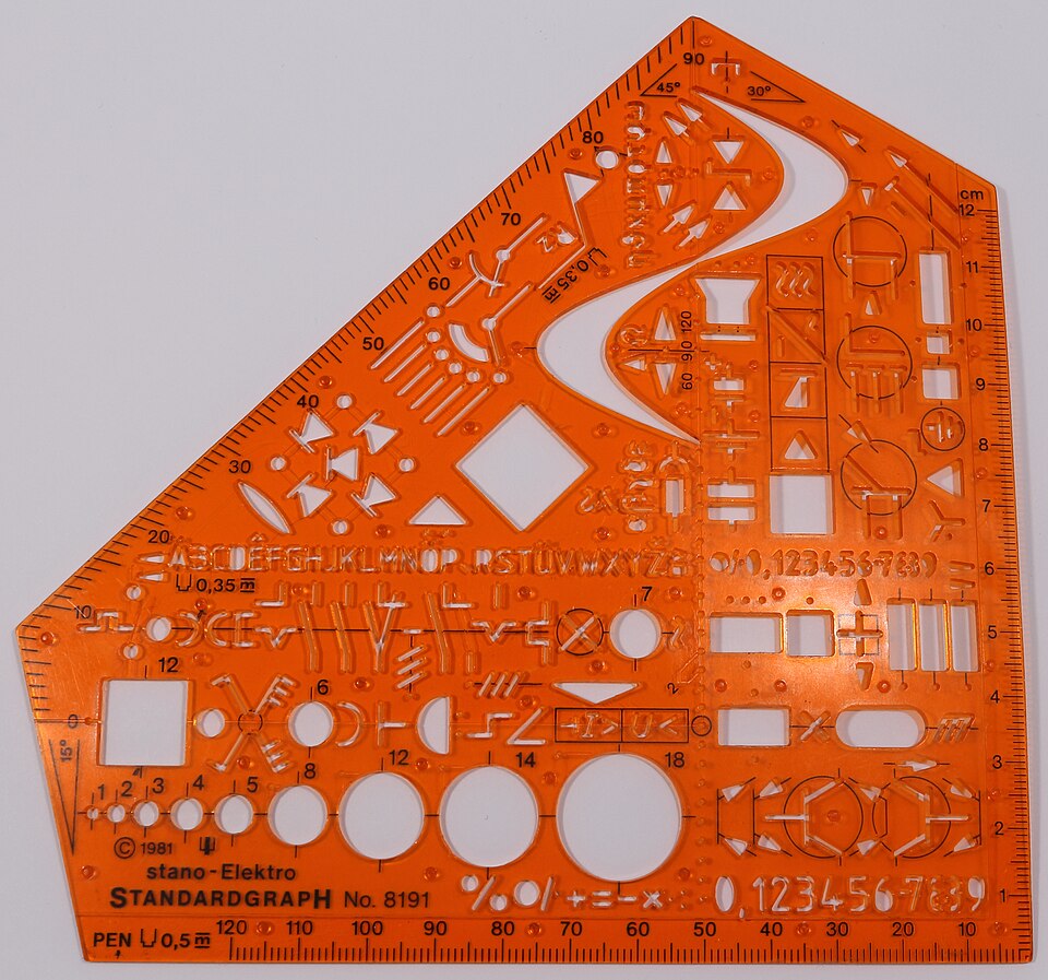 engineering drawing stencils