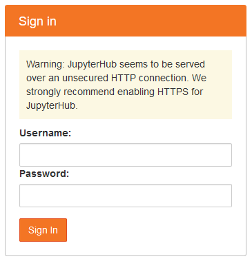 JupyterHub PAM Login