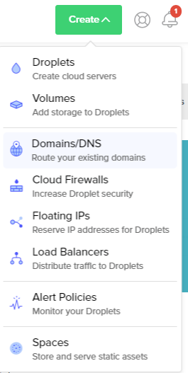 DO Domains/DNS