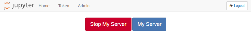 Stop my server button