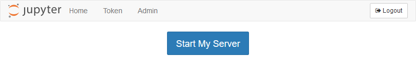 start server button