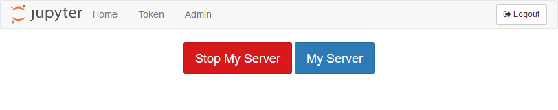 stop server button